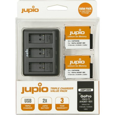Jupio JUPIO KIT:2BAT.GOPRO...