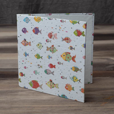 Recordatorio 15X15 Peces