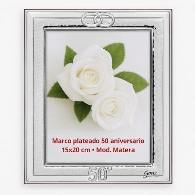 Marco Plateado 50...