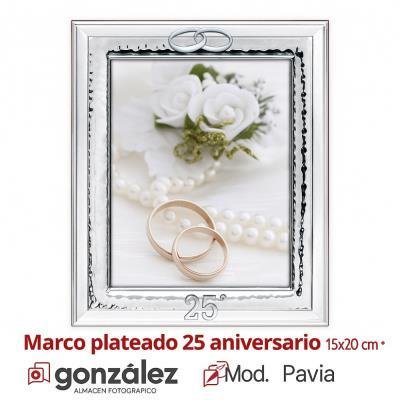 Marco plateado 25...