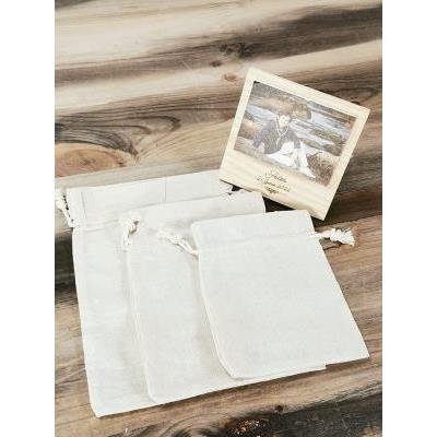 Bolsa de Lino Natural 18x24...