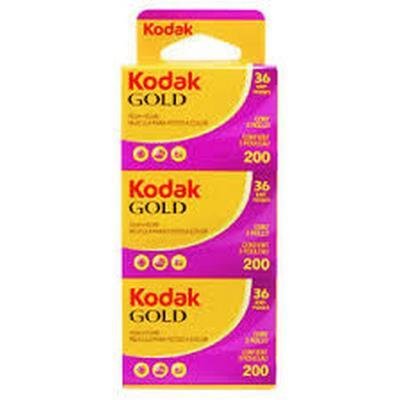 Tripack Kodak Gold 200 35mm...